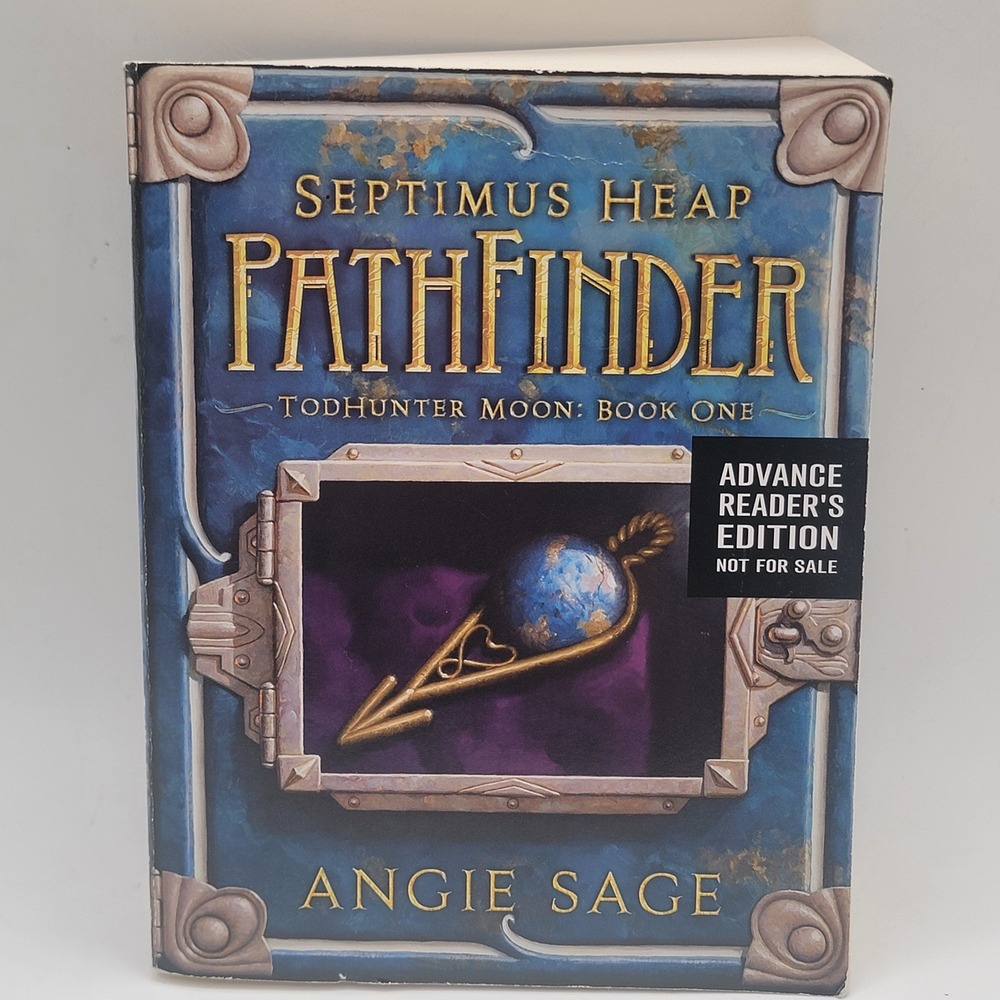 Angie Sage PathFinder TodHunter Moon Book 1 Paperback ARC First Edition Good